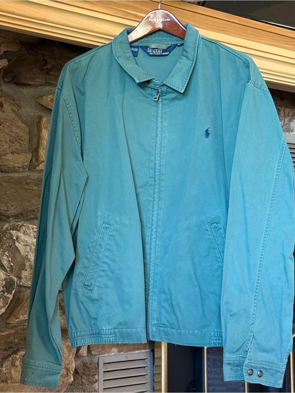 Vintage 90s Polo by Ralph Lauren Teal Jacket - Men's